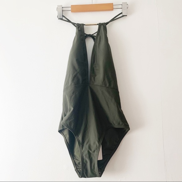 TED BAKER | Halter One Piece Swimsuit. - Picture 5 of 16